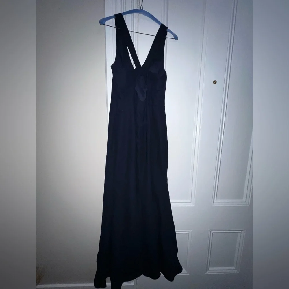 Dessy Collection Bella Bridesmaids Dress BB116 | Crepe | Midnight Navy - Picture 9 of 9